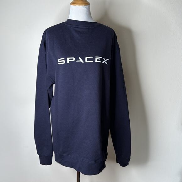 Space X Navy Blue Crewneck Sweatshirt - Picture 4 of 5